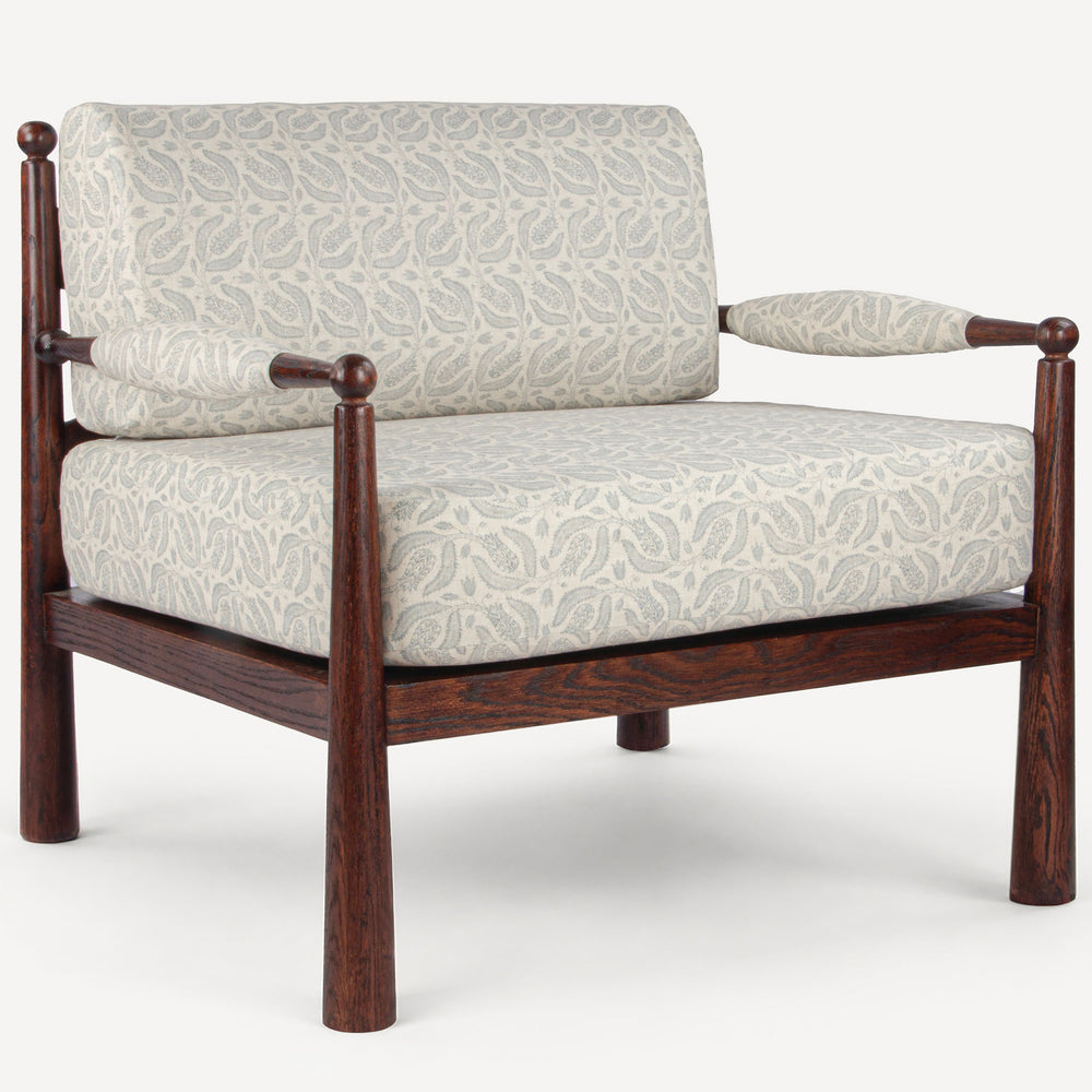 Dorothy Accent Chair, Grey Floral