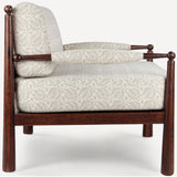 Dorothy Accent Chair, Grey Floral