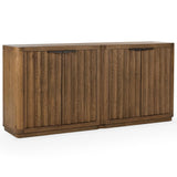 Labelle 4 Door Buffet, Tan Oak-Furniture - Storage-High Fashion Home