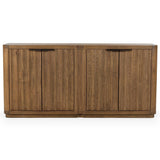 Labelle 4 Door Buffet, Tan Oak-Furniture - Storage-High Fashion Home