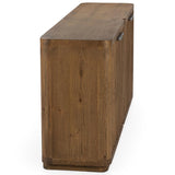 Labelle 4 Door Buffet, Tan Oak-Furniture - Storage-High Fashion Home