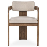 Labelle Dining Armchair, Tan Oak, Set of 2-Furniture - Dining-High Fashion Home