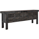 Lahey Console Table, Antique Black-Furniture - Accent Tables-High Fashion Home