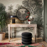 Lakka Ottoman, Black-Furniture - Chairs-High Fashion Home