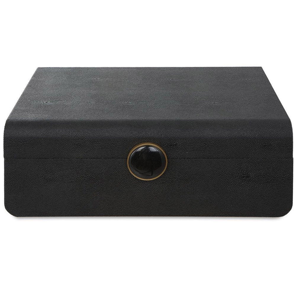 Lalique Box, Black-Accessories-High Fashion Home