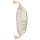 Lamar Pillow, Gray/Ivory