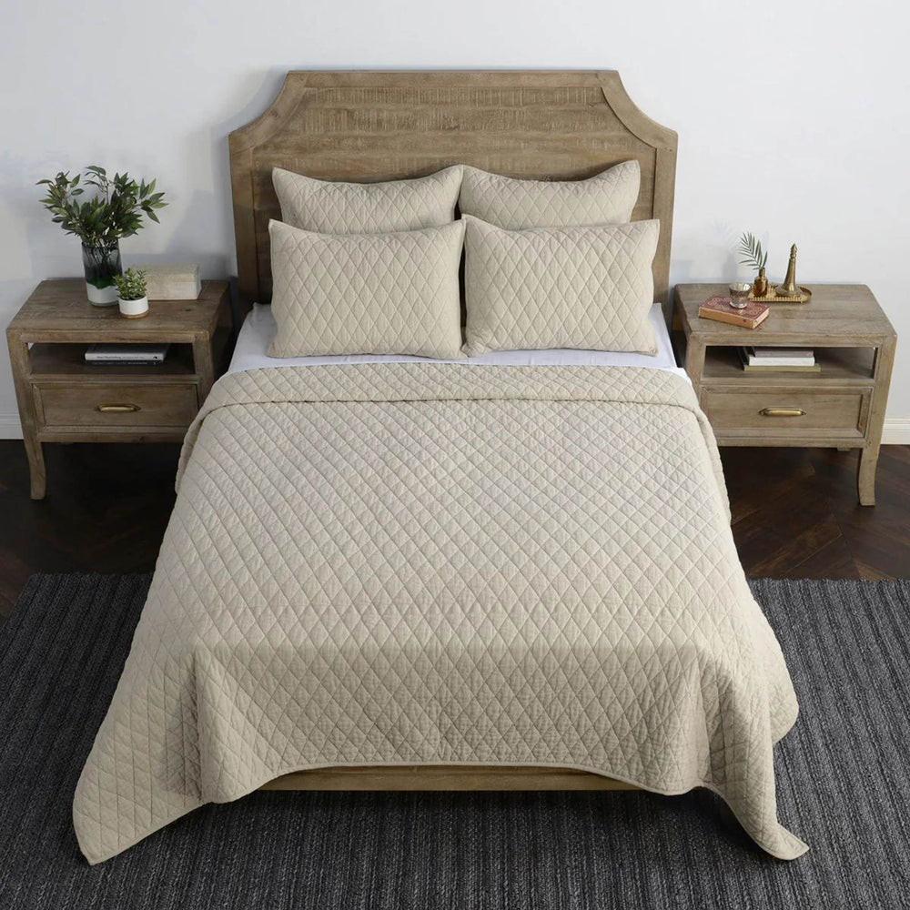 Lana Quilt, Natural-Accessories-High Fashion Home