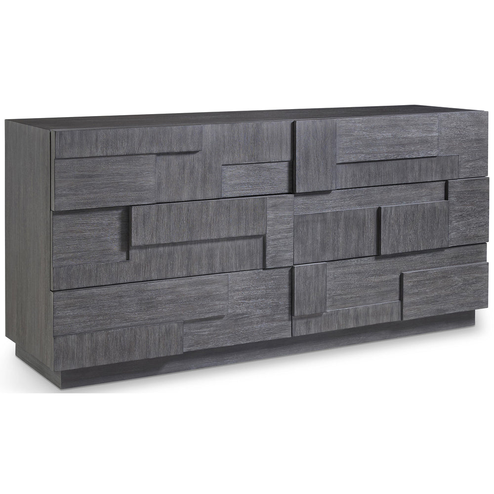 Lancer 6 Drawer Dresser, Bracken-Furniture - Bedroom-High Fashion Home