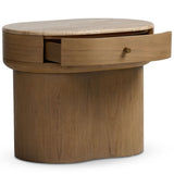 Lando Nightstand, Sand Marble-Furniture - Bedroom-High Fashion Home