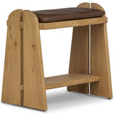 Landrea Accent Stool, Havana Brown by Four Hands