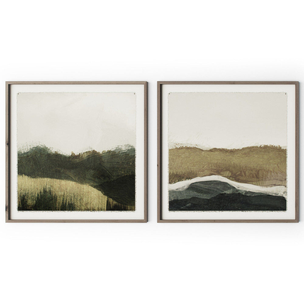 Lands Diptych by Dan Hobday by Amber Lewis x Four Hands-Accessories Artwork-High Fashion Home