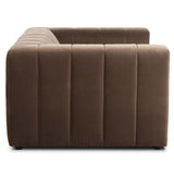 Langham Channeled Sofa, Sintra Taupe-Furniture - Sofas-High Fashion Home