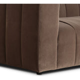 Langham Channeled Sofa, Sintra Taupe-Furniture - Sofas-High Fashion Home