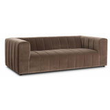 Langham Channeled Sofa, Sintra Taupe-Furniture - Sofas-High Fashion Home