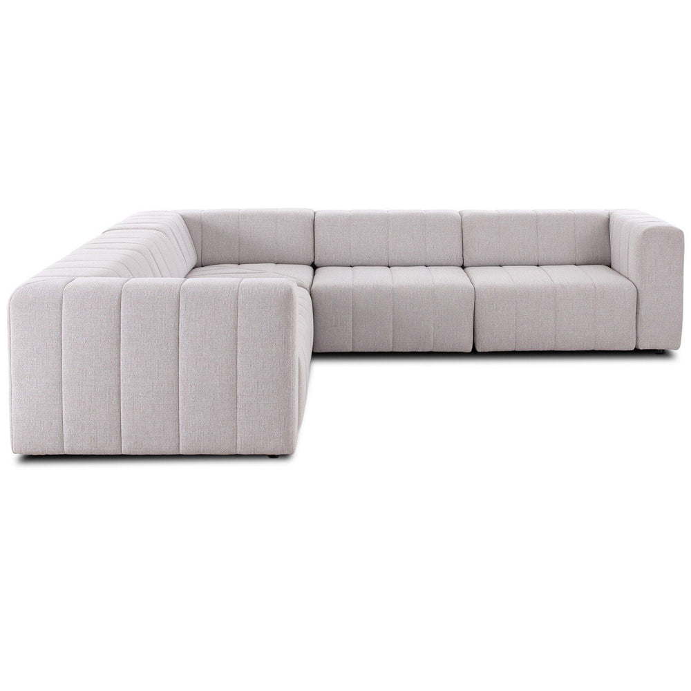 Langham Power Recliner 5 Piece Sectional, Napa Sandstone by Four Hands-Furniture - Sofas-High Fashion Home