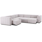 Langham Power Recliner 5 Piece Sectional, Napa Sandstone by Four Hands-Furniture - Sofas-High Fashion Home