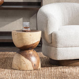 Lanna Accent Table, Natural-Furniture - Accent Tables-High Fashion Home