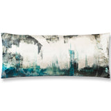Lapis Lumbar Pillow, Aqua Blue-Accessories-High Fashion Home