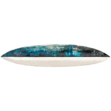 Lapis Lumbar Pillow, Aqua Blue-Accessories-High Fashion Home