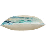 Lapis Wave Pilow, Blue-Accessories-High Fashion Home
