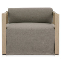 Laskin Outdoor Chair, Alessi Fawn/Washed Brown-Furniture - Chairs-High Fashion Home