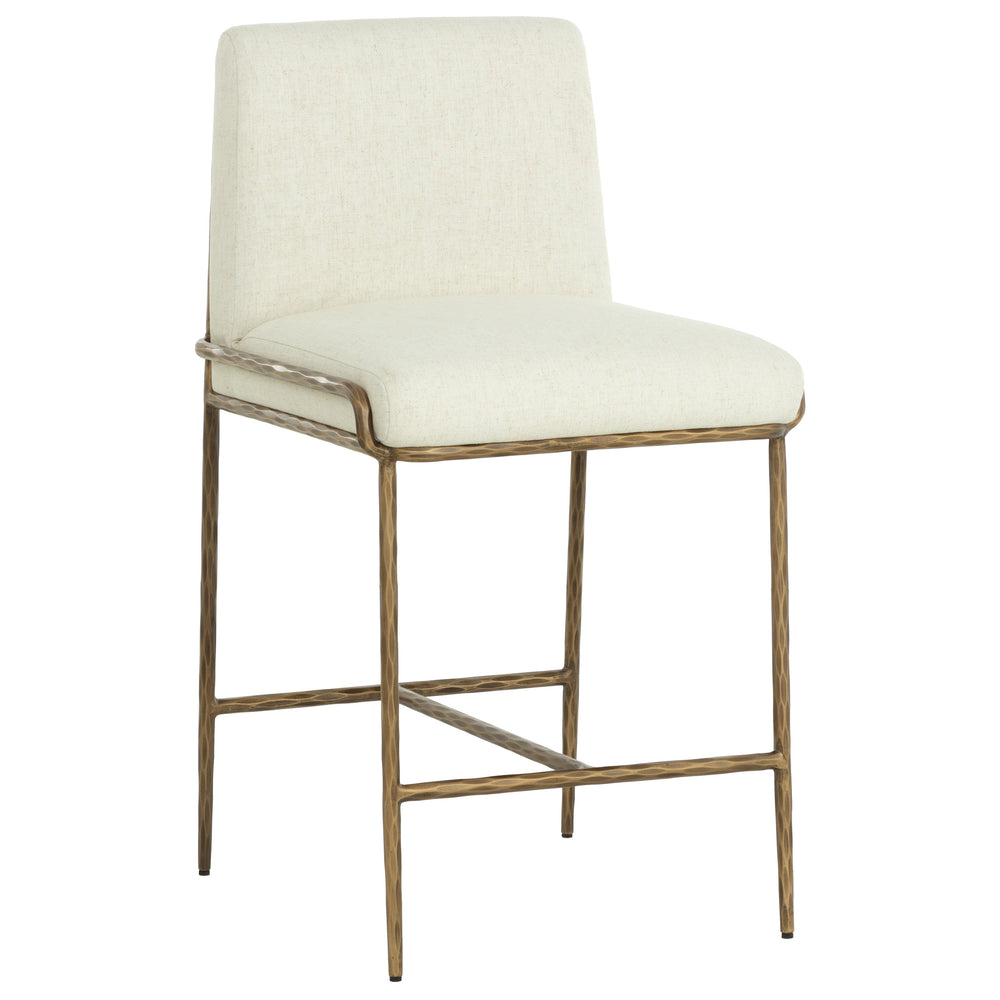 Lathan Counter Stool, Geralt Linen-Furniture - Dining-High Fashion Home