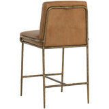 Lathan Counter Stool, Tan-Furniture - Dining-High Fashion Home