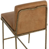 Lathan Counter Stool, Tan-Furniture - Dining-High Fashion Home