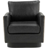 Lathe Swivel Chair, Rustic Shadow