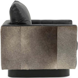 Lathe Swivel Chair, Rustic Shadow