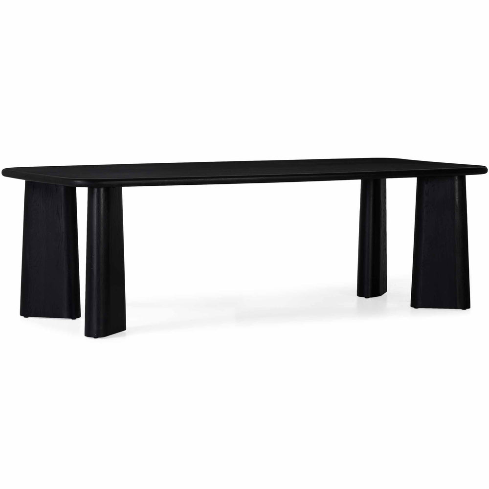 Laurel Dining Table, Charcoal