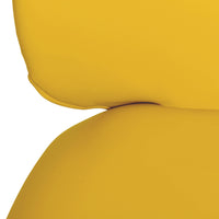 Lauren Vegan Leather Dining Chair, Yellow, Set of 2-Furniture - Dining-High Fashion Home