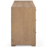 Laurentis 6 Drawer Dresser, Light Taupe