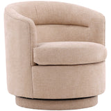 Lauretta Swivel Chair, Beige