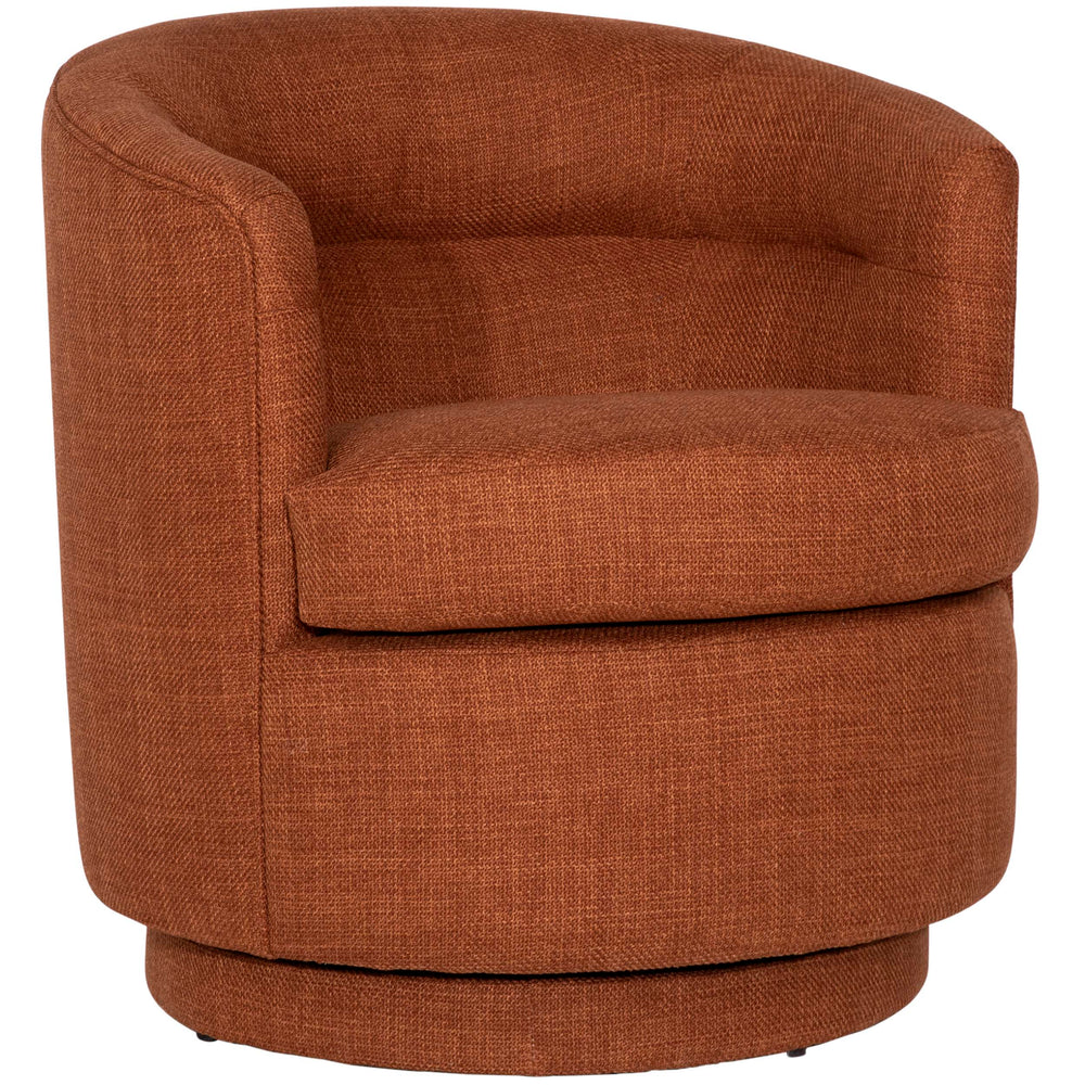 Lauretta Swivel Chair, Rust