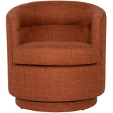 Lauretta Swivel Chair, Rust