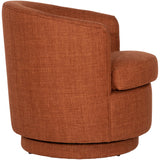 Lauretta Swivel Chair, Rust