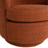 Lauretta Swivel Chair, Rust