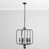 Laurie Round Chandelier, Black-Lighting-High Fashion Home