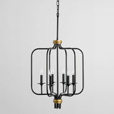 Laurie Round Chandelier, Black-Lighting-High Fashion Home