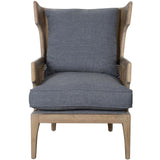 Lawrence Chair, Grayish Blue-Furniture - Chairs-High Fashion Home