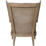 Lawrence Chair, Grayish Blue-Furniture - Chairs-High Fashion Home