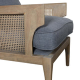 Lawrence Chair, Grayish Blue-Furniture - Chairs-High Fashion Home