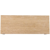 Lawson Desk, Golden Travertine by Four Hands