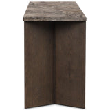 Lawson Media Console, Brown Oak Veneer by Four Hands-Furniture - Storage-High Fashion Home