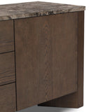 Lawson Media Console, Brown Oak Veneer by Four Hands-Furniture - Storage-High Fashion Home