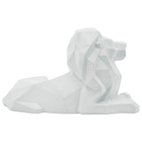 Laying Lion, White-Accessories-High Fashion Home