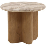 Layna Side Table, Beige