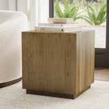 Layne Square End Table, Light Brown