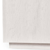 Layne Square End Table, Milk White